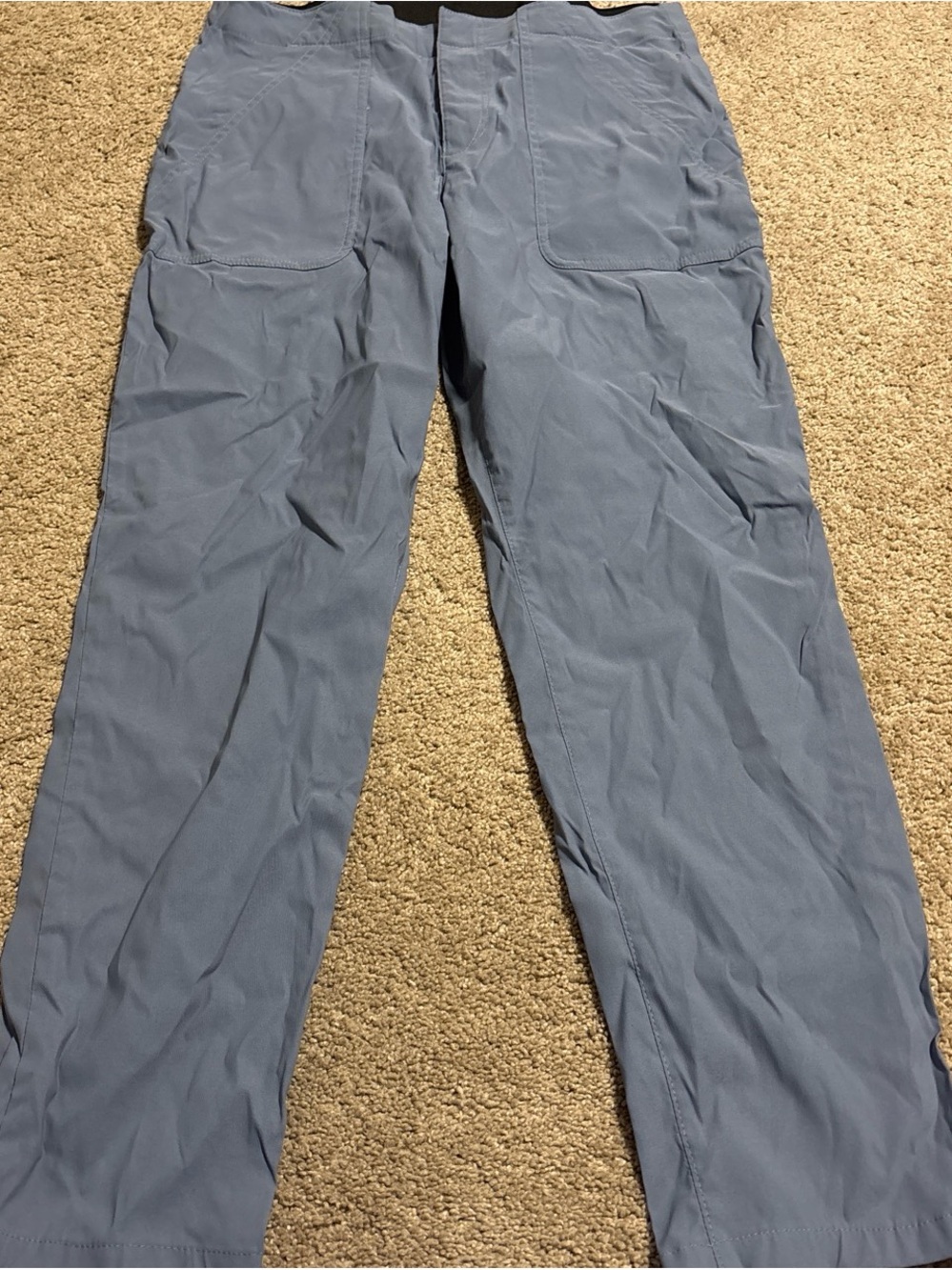 Eddie Bauer Women's Straight-Leg Pants in Slate Blue